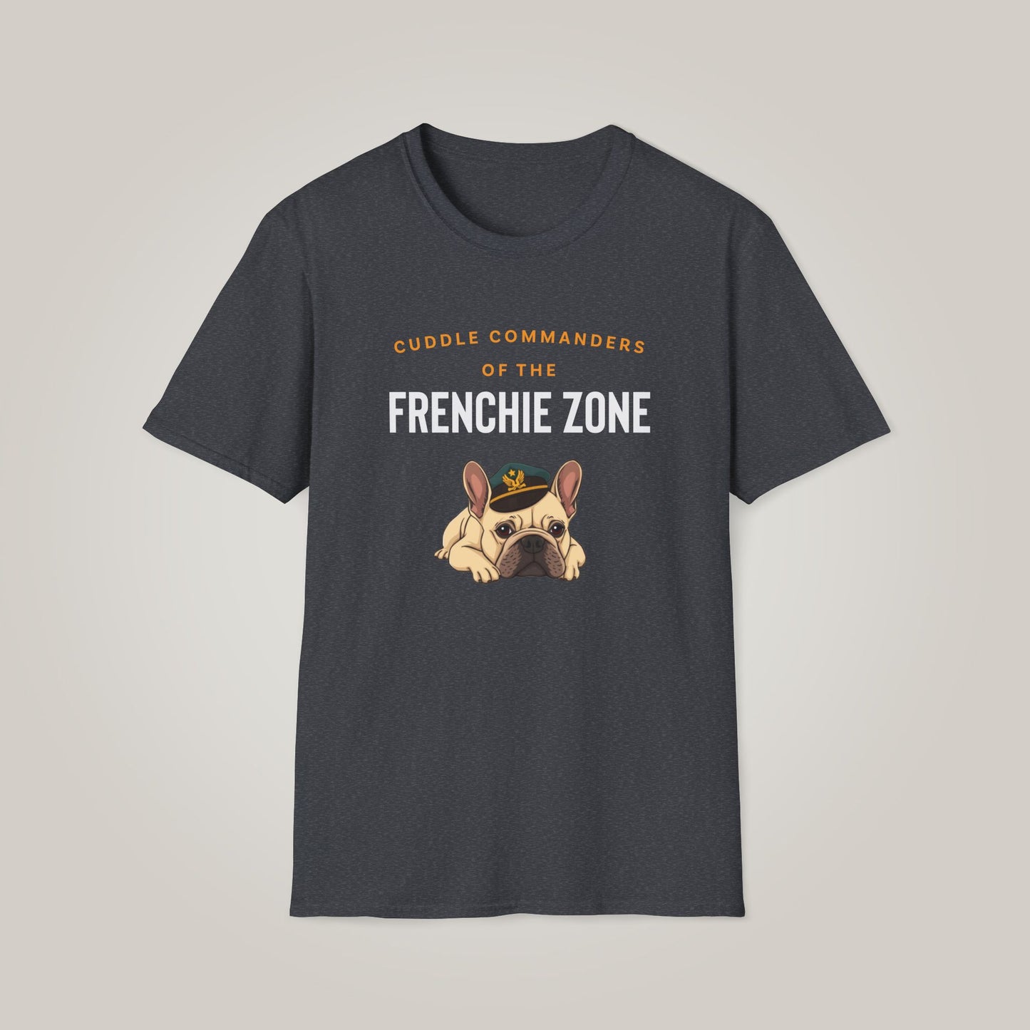 Cuddle Commanders of the Frenchie Zone Unisex Softstyle T-Shirt