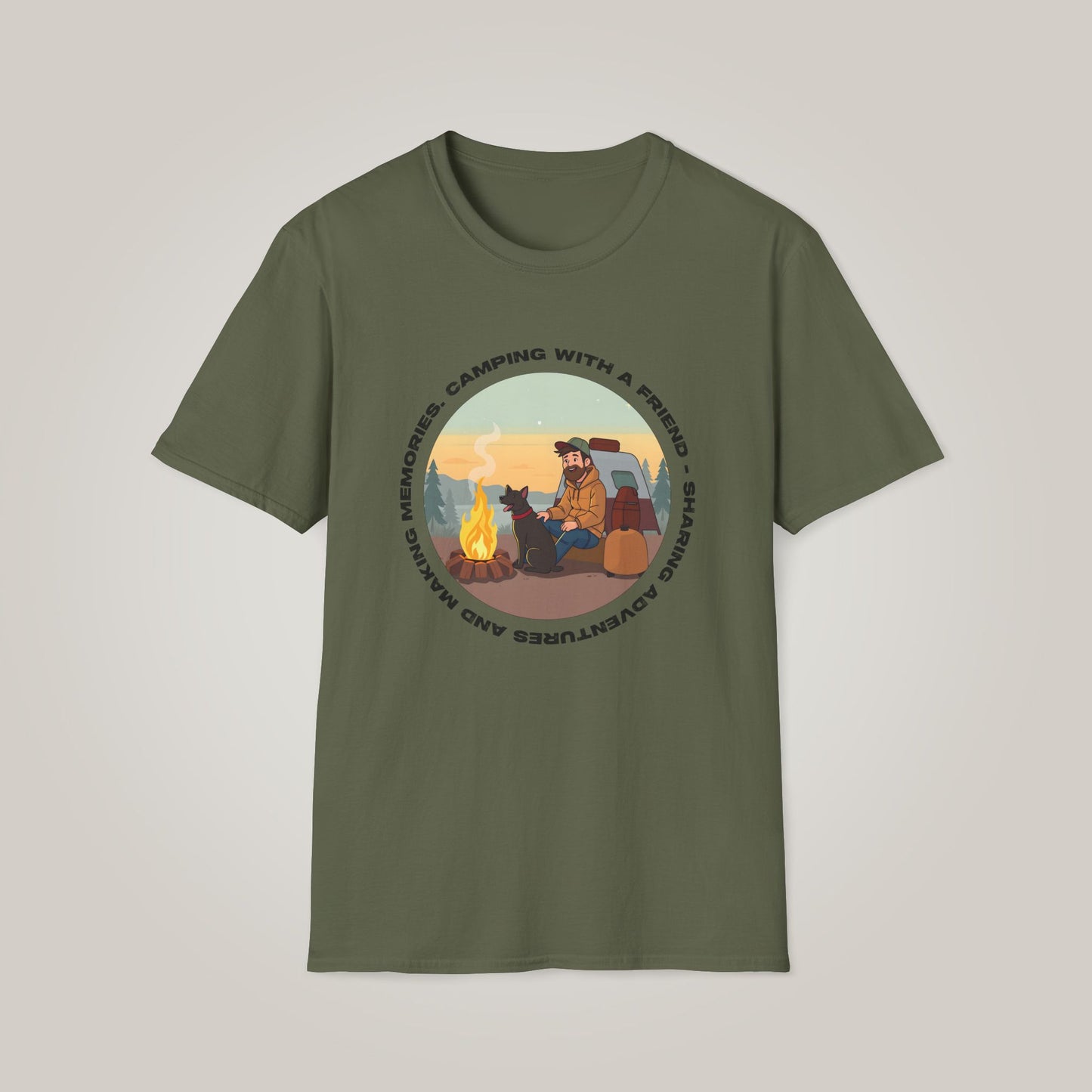 Camping With A Friend Unisex T-shirt