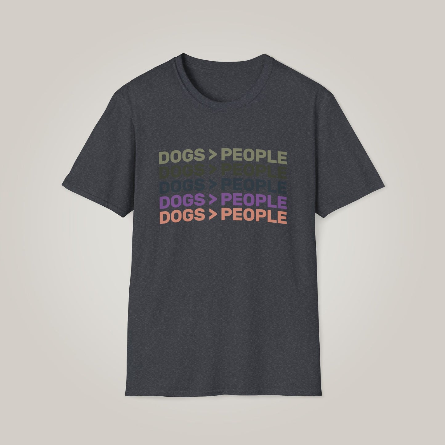 Dogs Are Greater Than People Unisex Softstyle T-Shirt