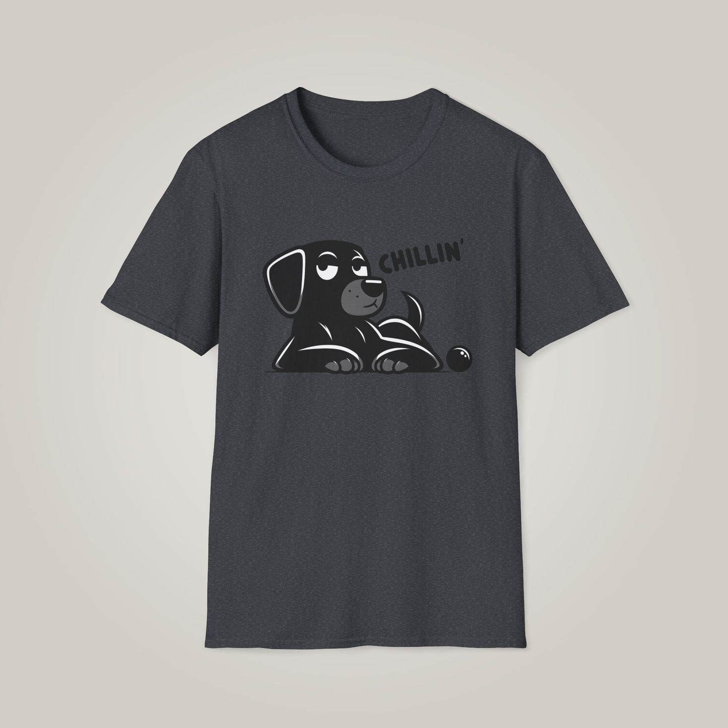 Chillin' Dog Unisex Softstyle T-shirt