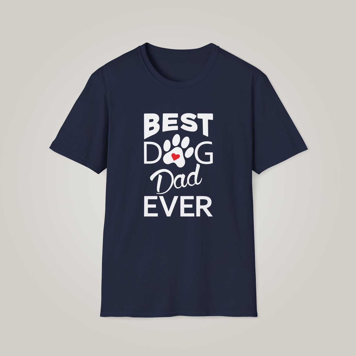 Best Dog Dad Ever Unisex Softstyle T-shirt