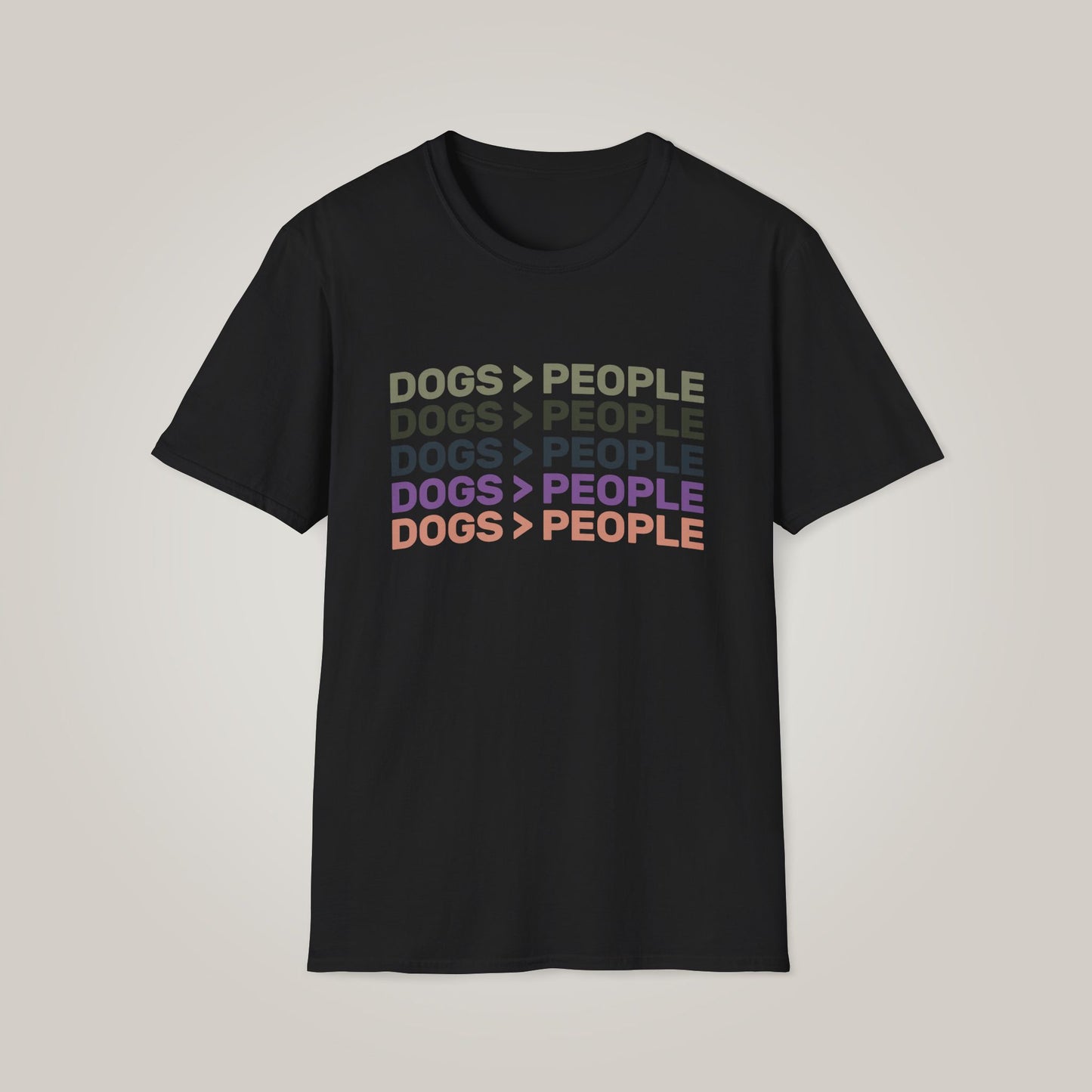 Dogs Are Greater Than People Unisex Softstyle T-Shirt
