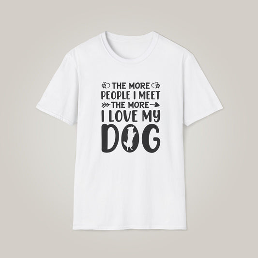 The More People I Meet Unisex Softstyle T-shirt