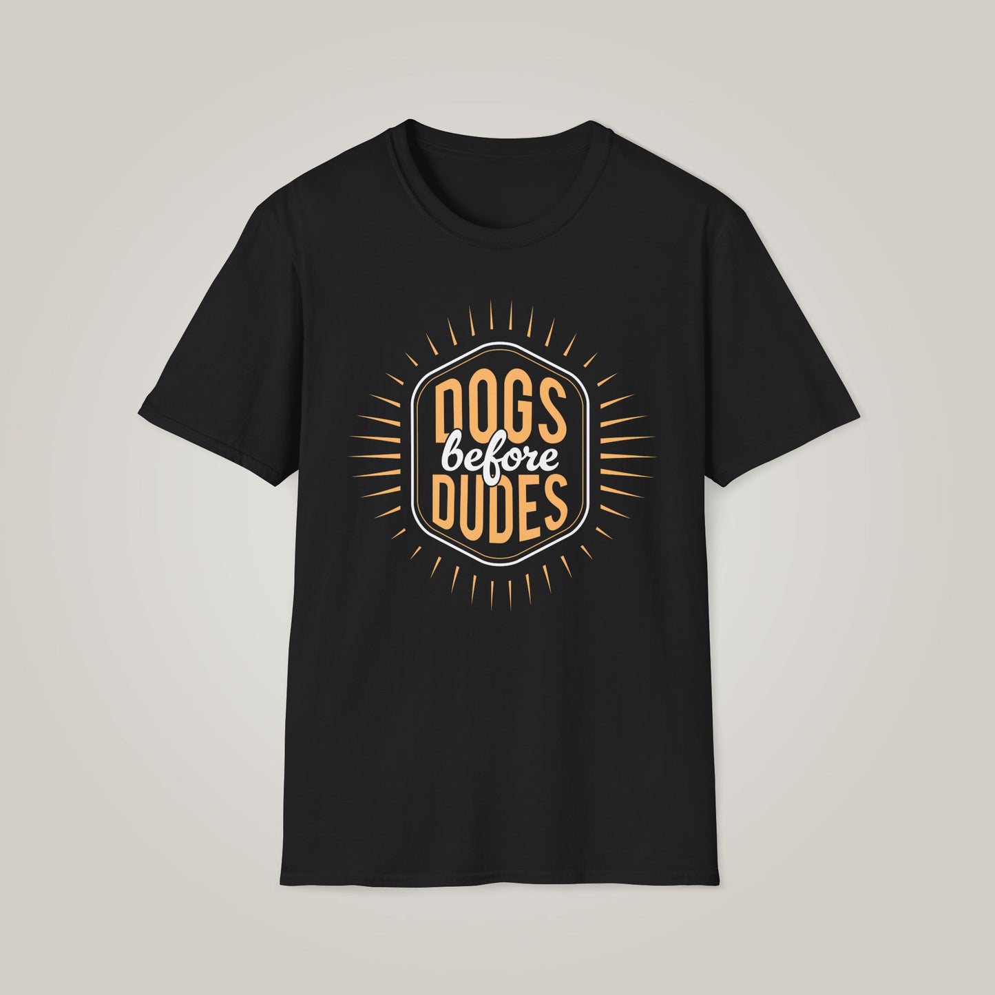 Dogs Before Dudes Unisex Softstyle T-shirt