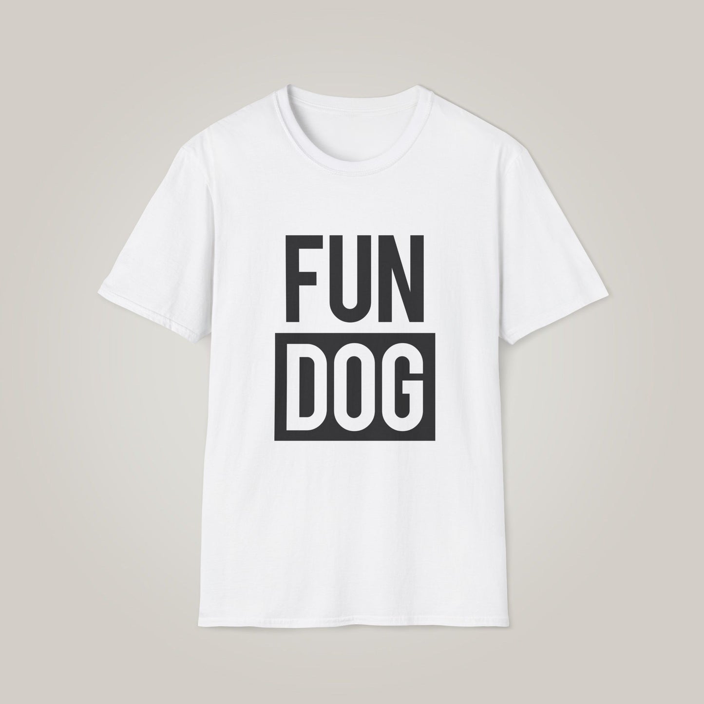 Fun Dog Unisex Softstyle T-shirt