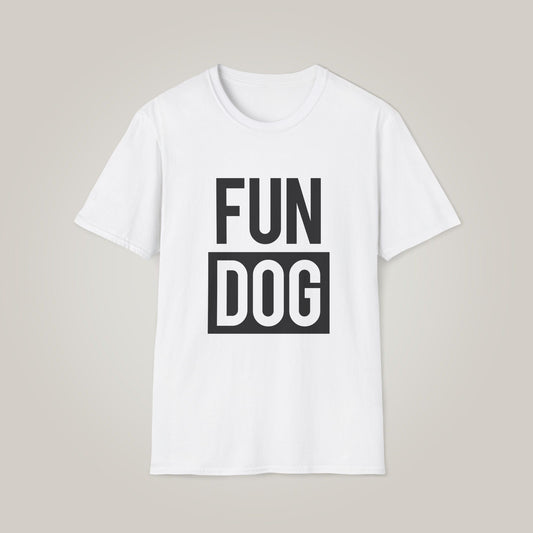Fun Dog Unisex Softstyle T-shirt