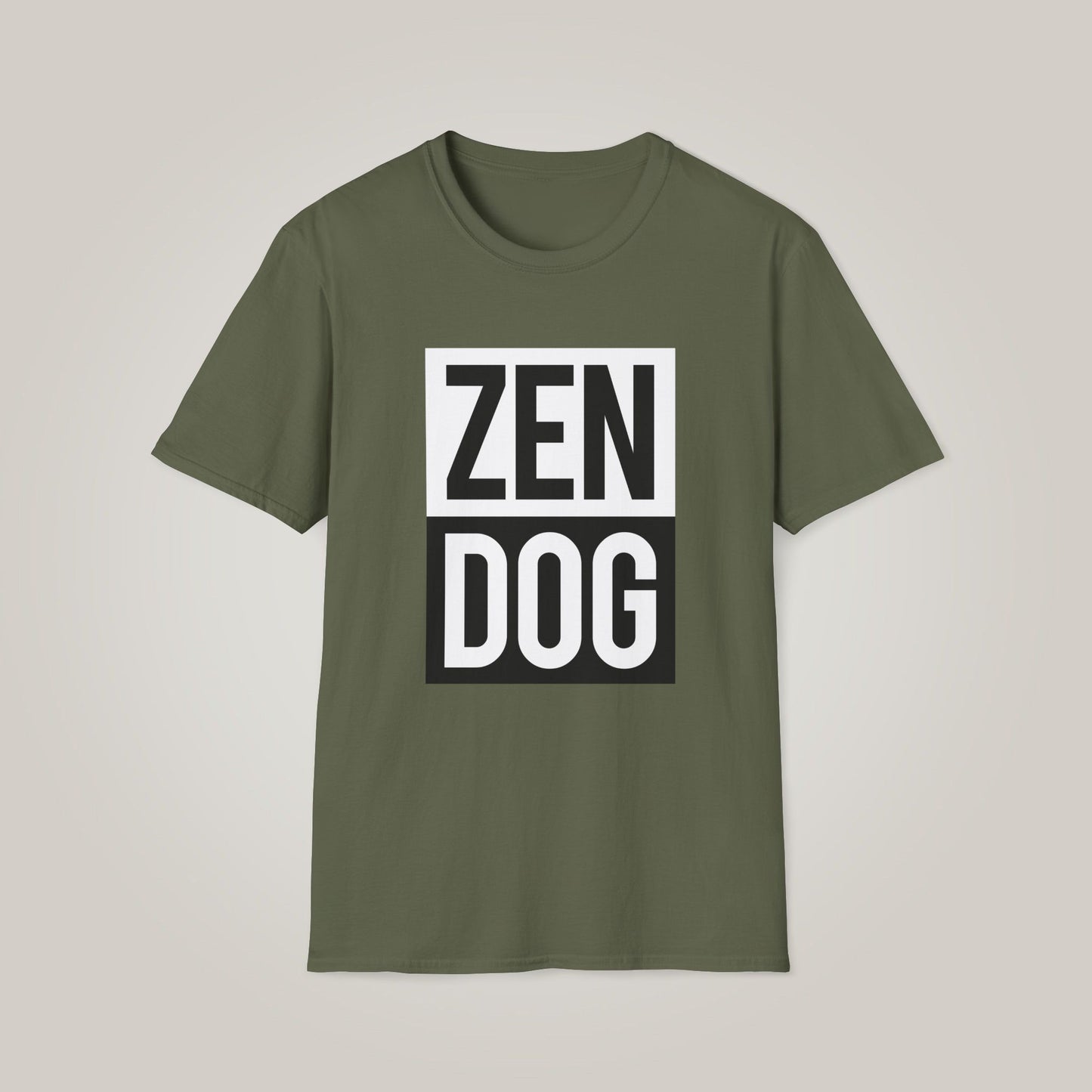 Zen Dog Unisex Softstyle T-shirt