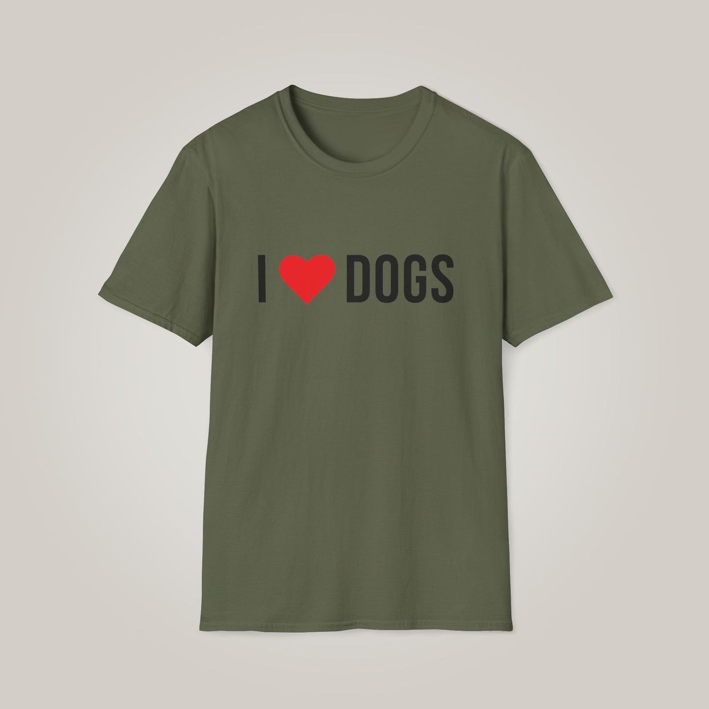I Love Dogs Unisex Softstyle T-shirt
