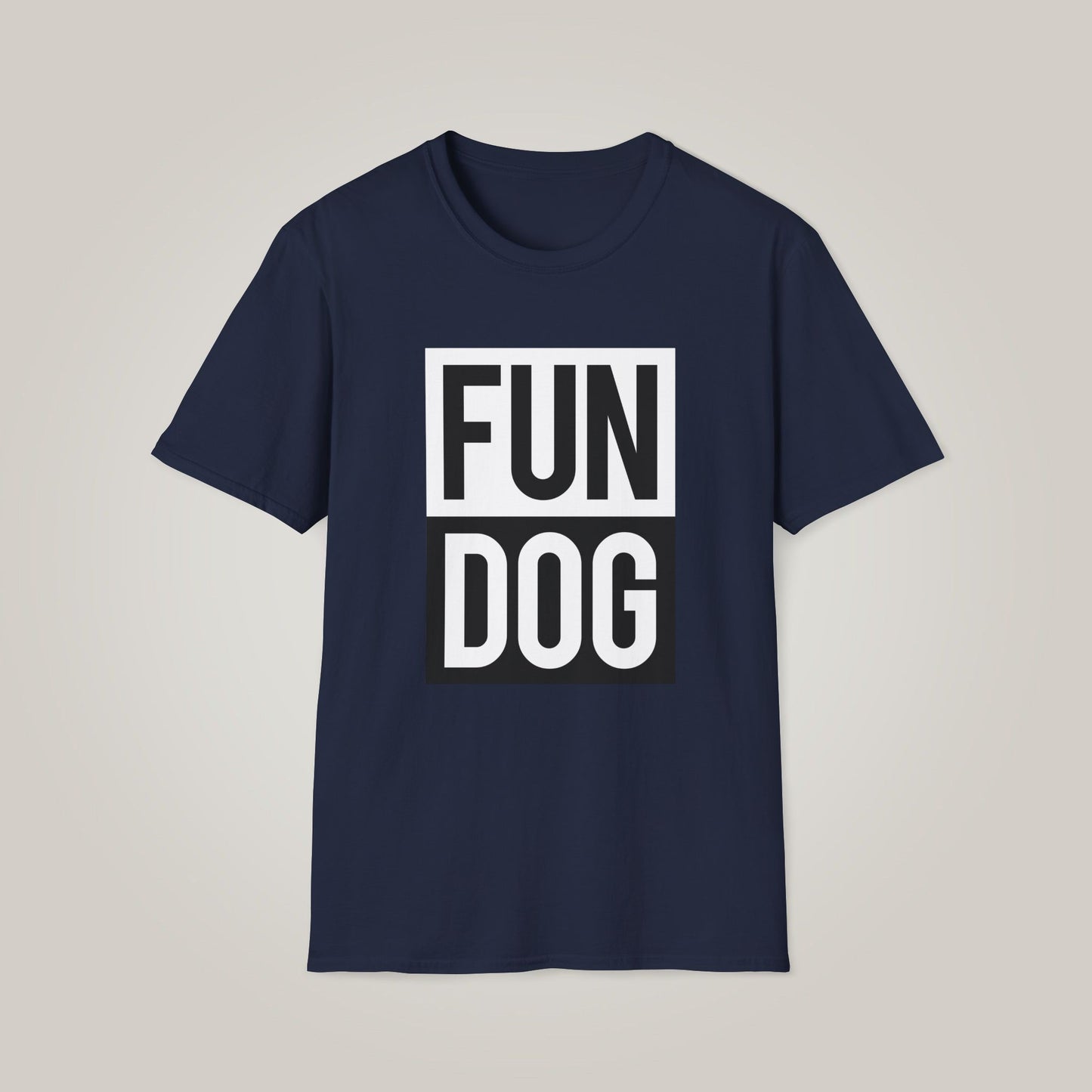 Fun Dog Unisex Softstyle T-shirt