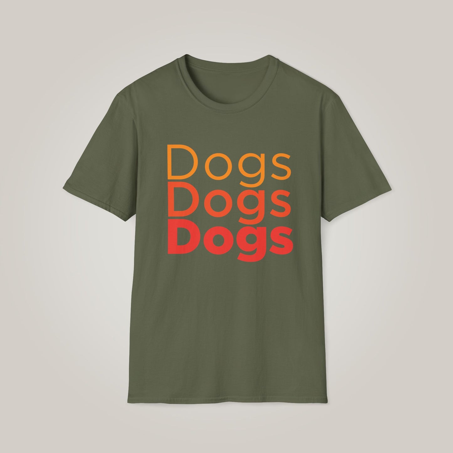 Dogs, Dogs, Dogs Unisex Softstyle T-Shirt