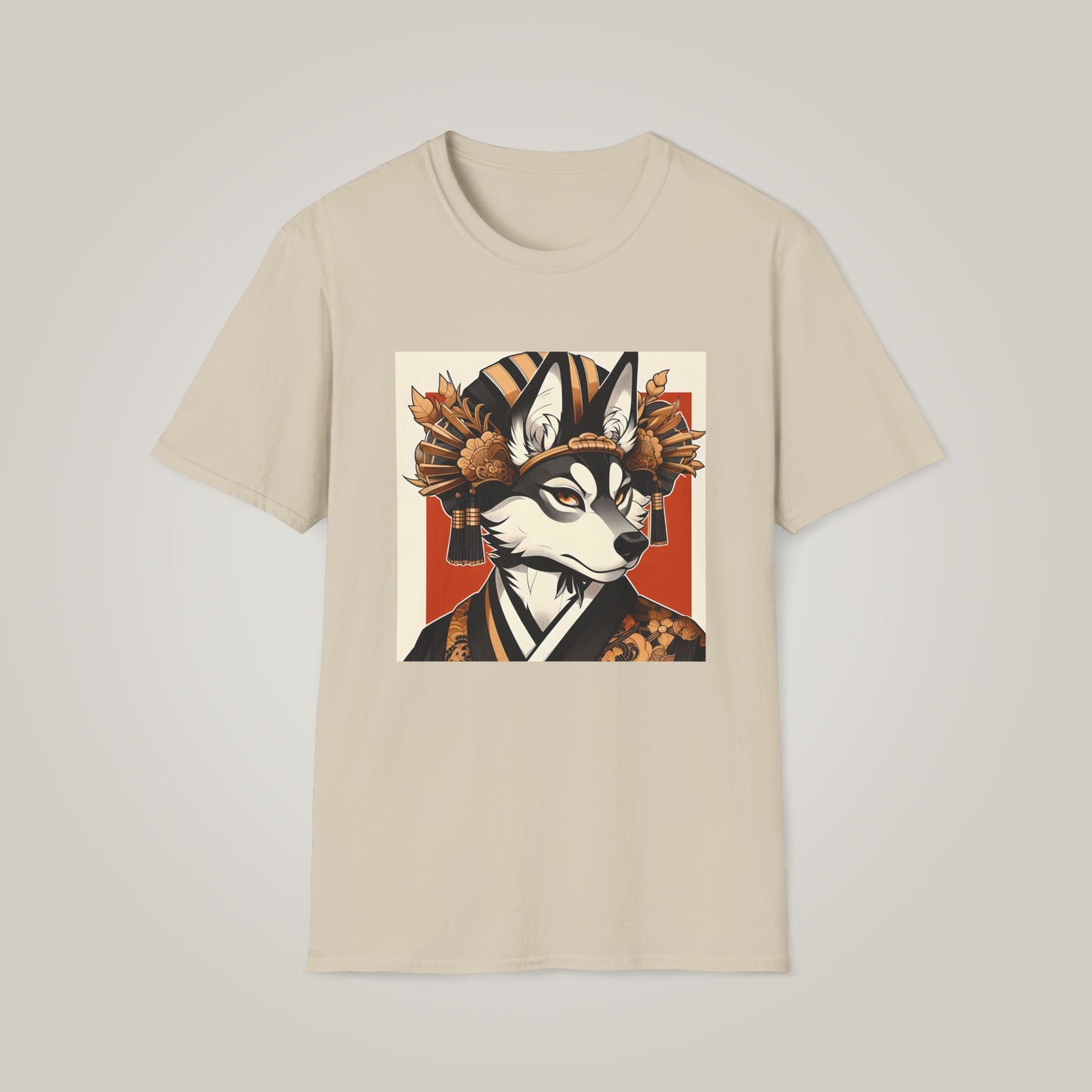 Stylish Artistic Fox Unisex Softstyle T-Shirt