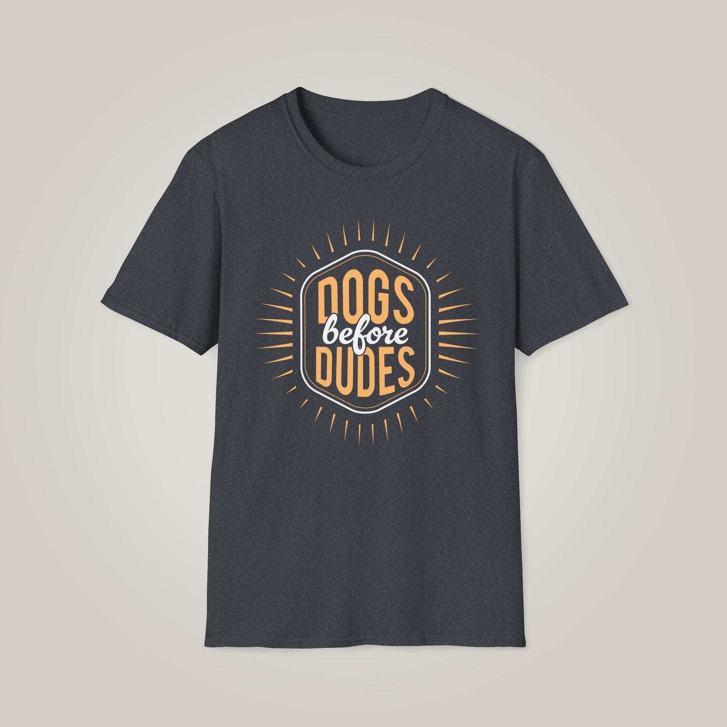 Dogs Before Dudes Unisex Softstyle T-shirt