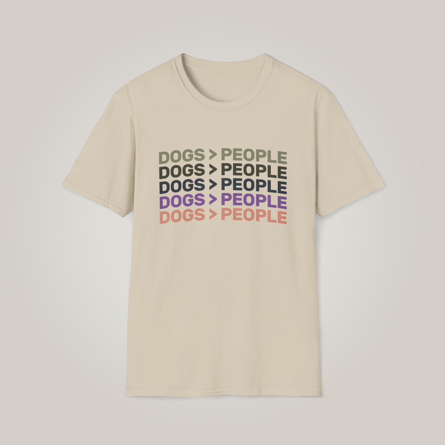 Dogs Are Greater Than People Unisex Softstyle T-Shirt