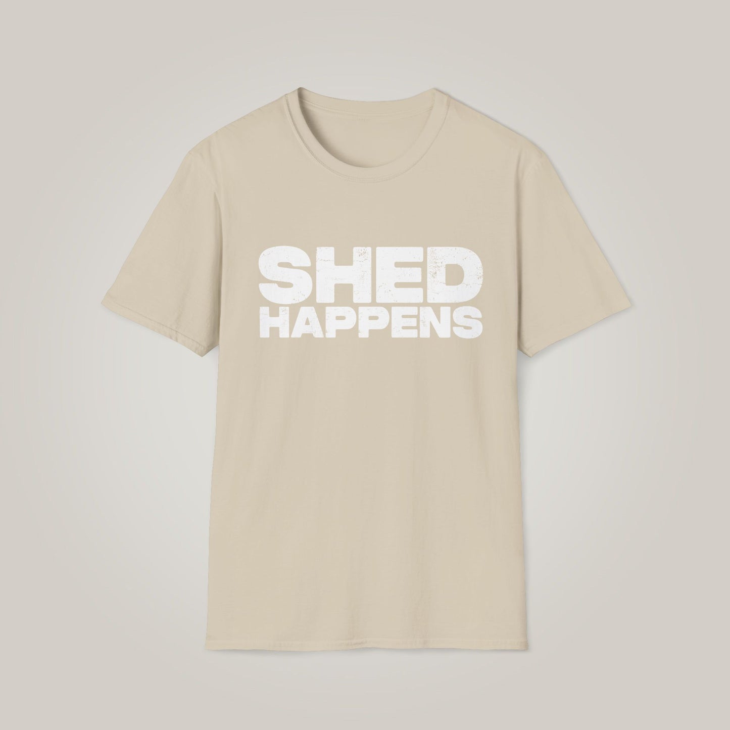 Shed Happens Unisex Softstyle T-shirt
