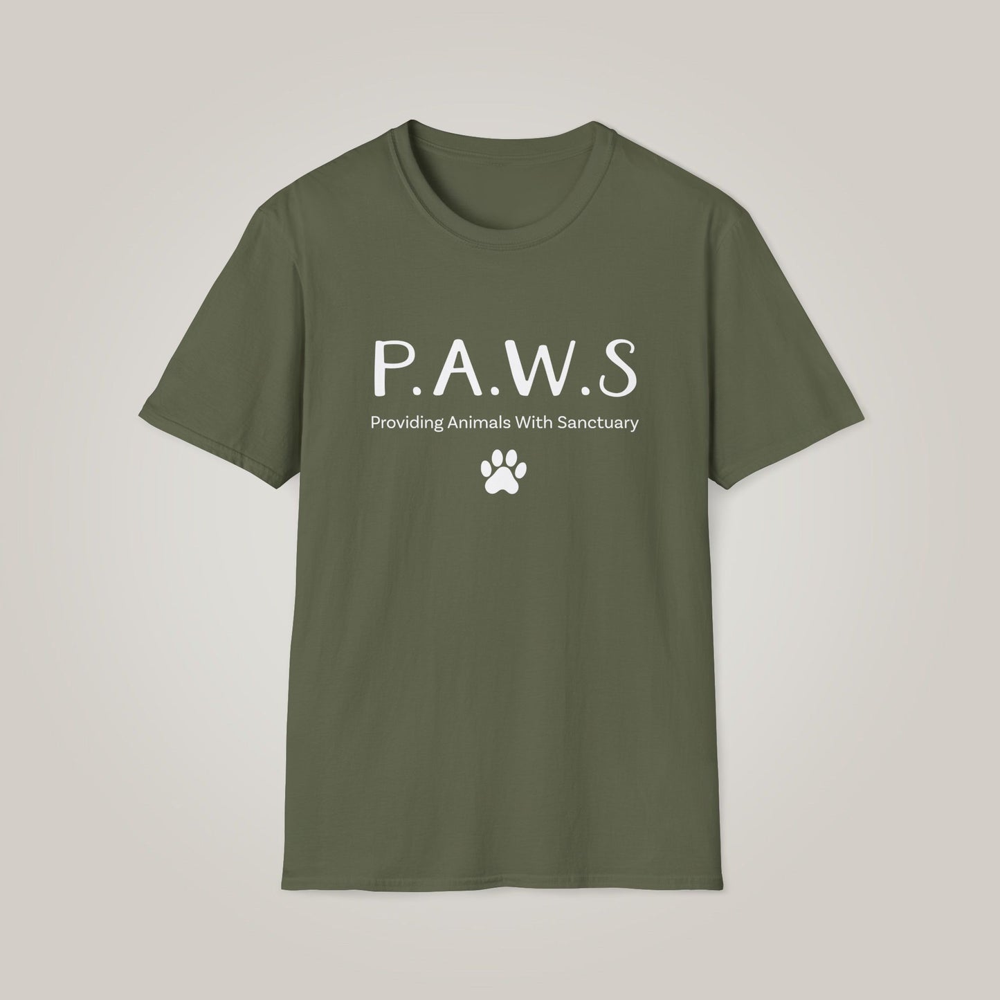 P.A.W.S. Animal Sanctuary Unisex Softstyle T-shirt