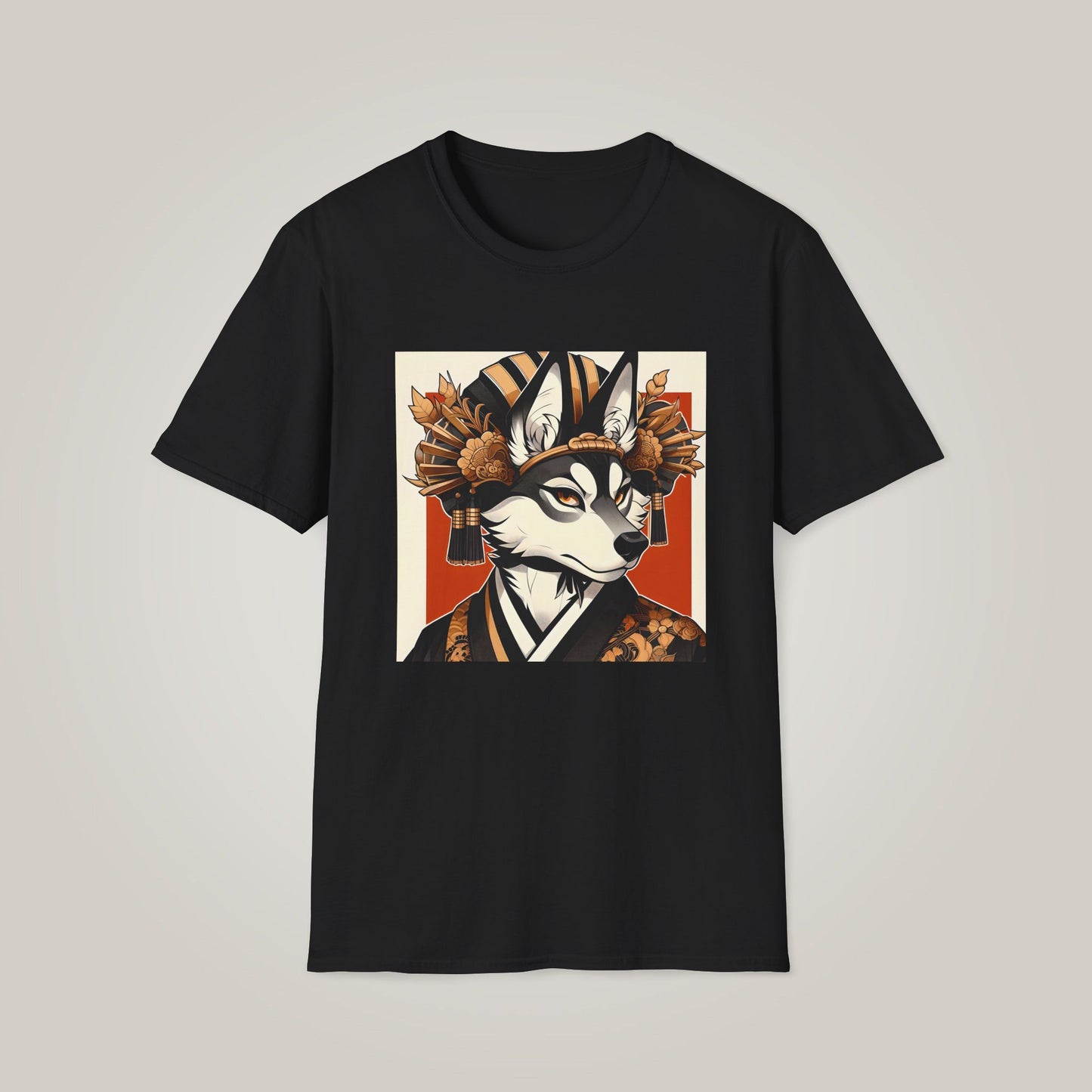 Stylish Artistic Fox Unisex Softstyle T-Shirt