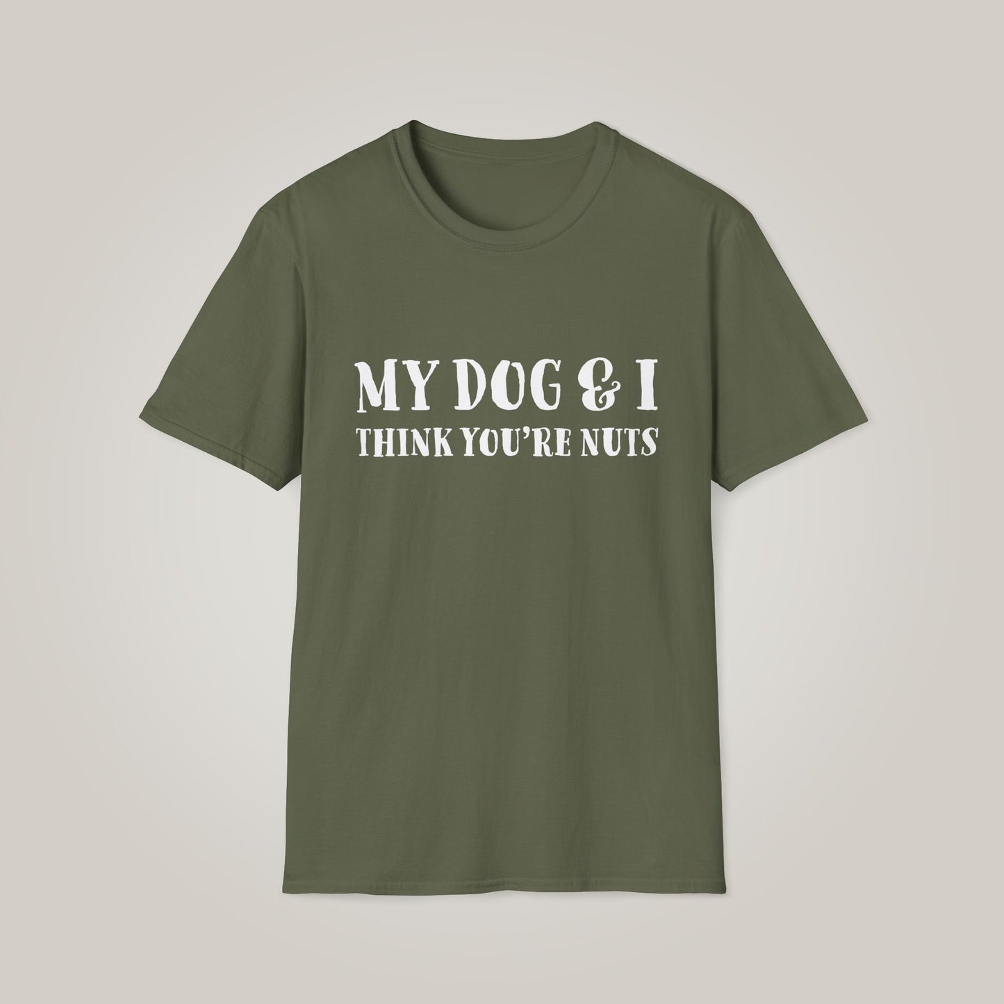 My Dog and I Unisex Softstyle T-shirt