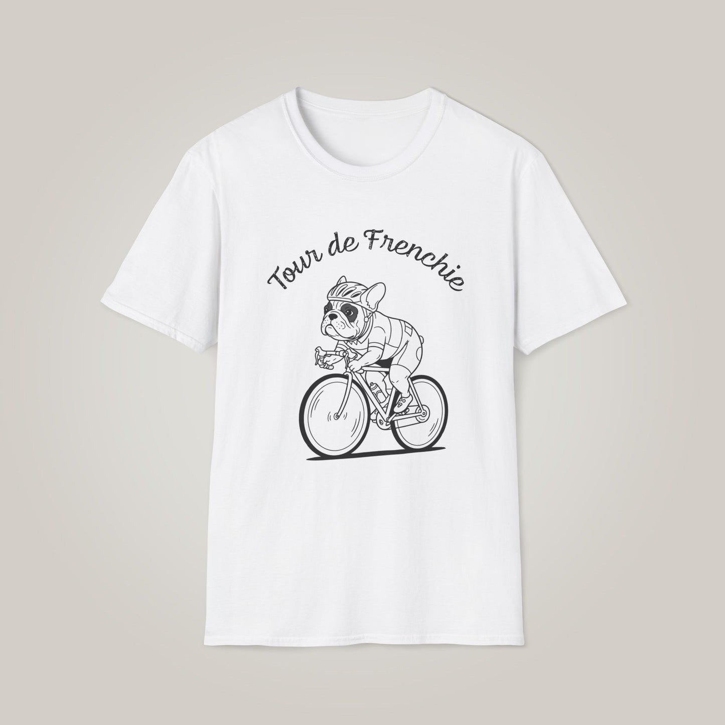 Tour de Frenchie - French Bulldog Unisex Softstyle T-shirt