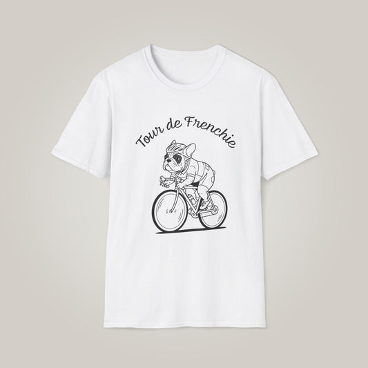 Tour de Frenchie - French Bulldog Unisex Softstyle T-shirt