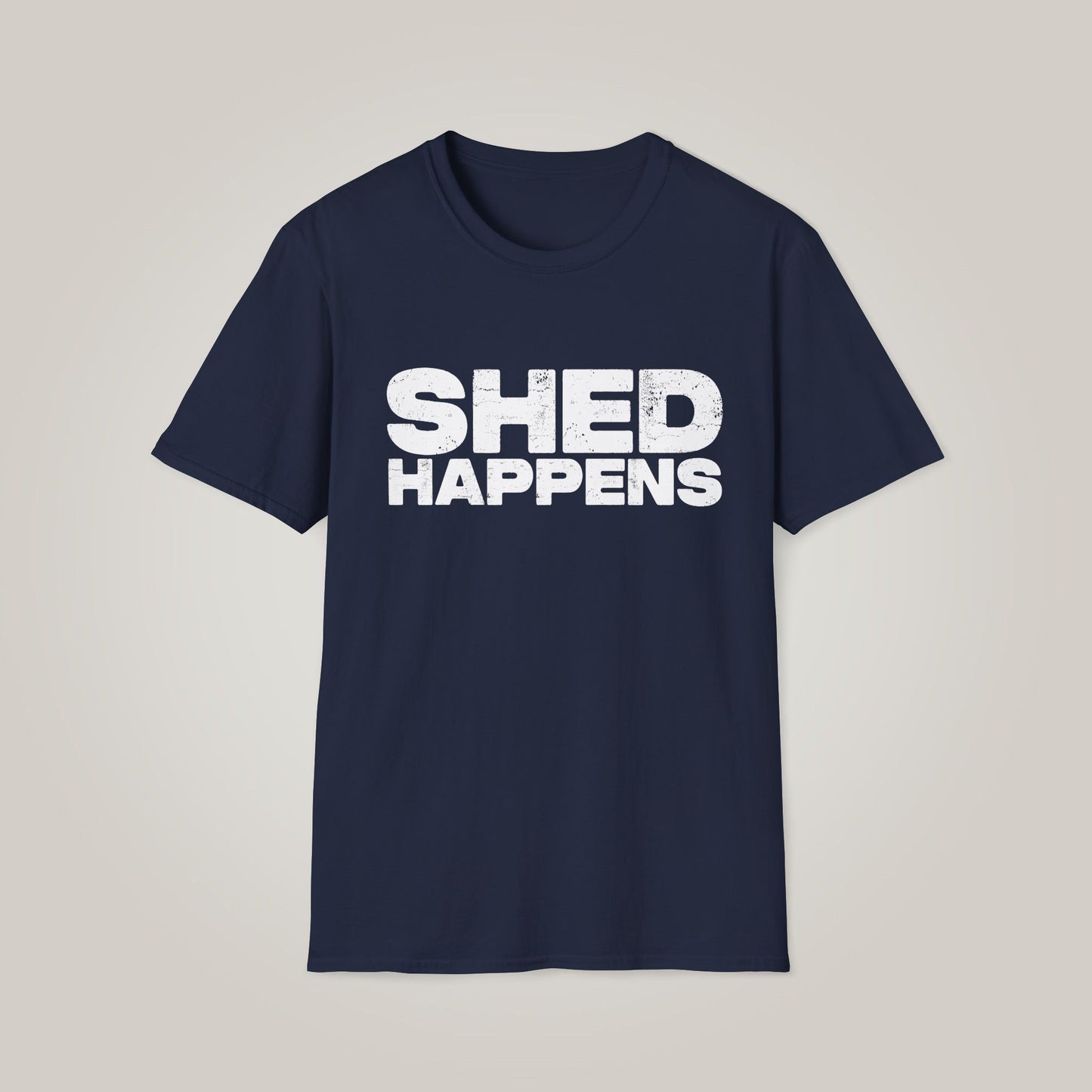 Shed Happens Unisex Softstyle T-shirt