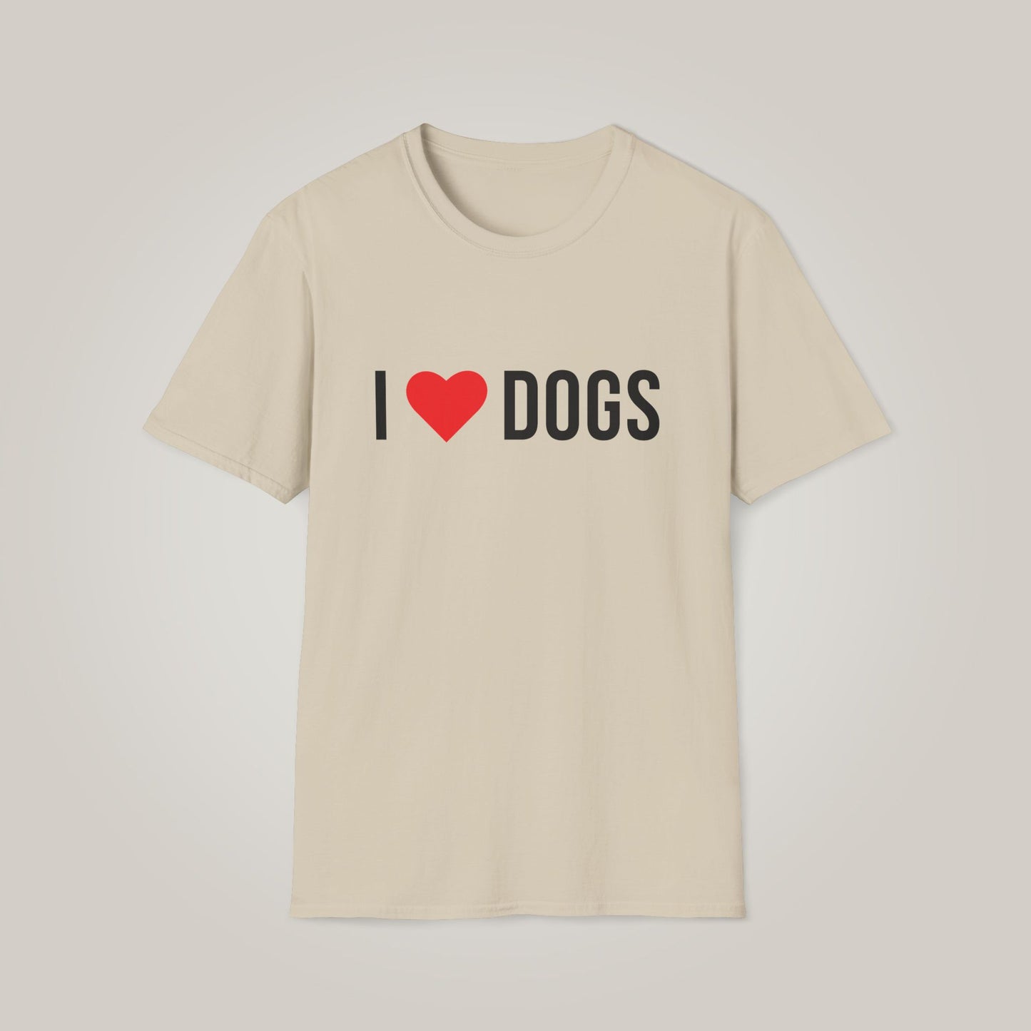 I Love Dogs Unisex Softstyle T-shirt