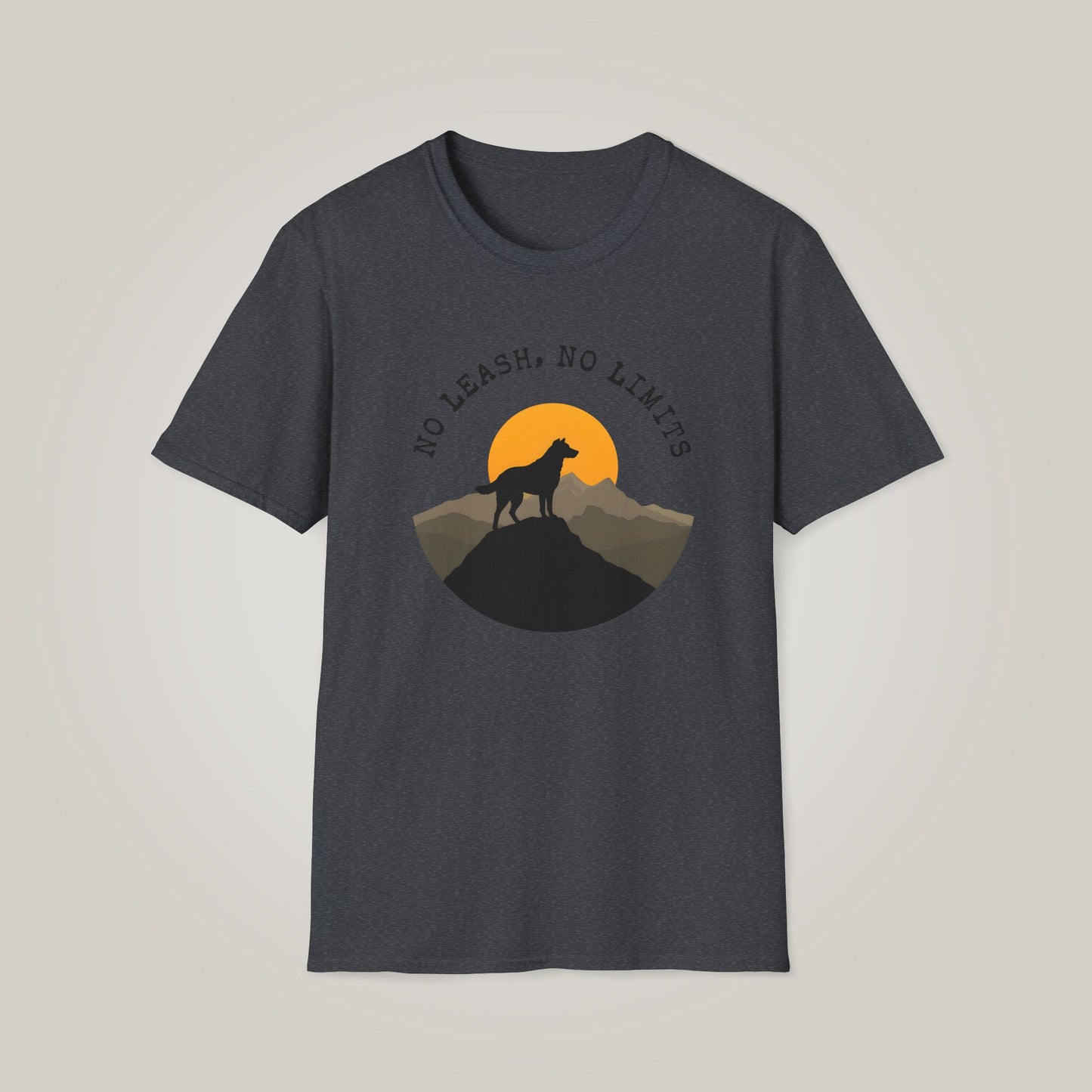 No Leash, No Limits Unisex Softstyle T-shirt