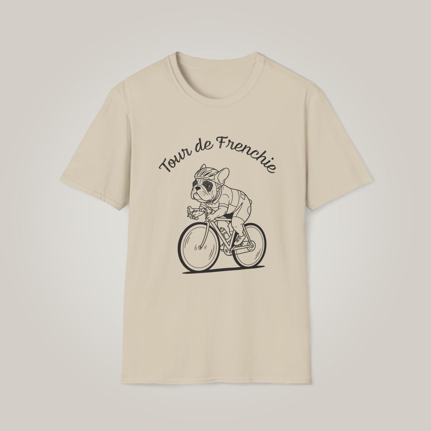 Tour de Frenchie - French Bulldog Unisex Softstyle T-shirt