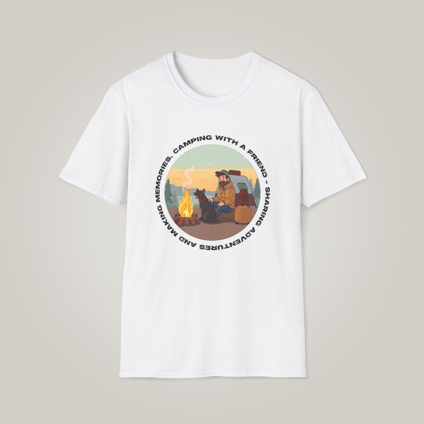 Camping With A Friend Unisex T-shirt