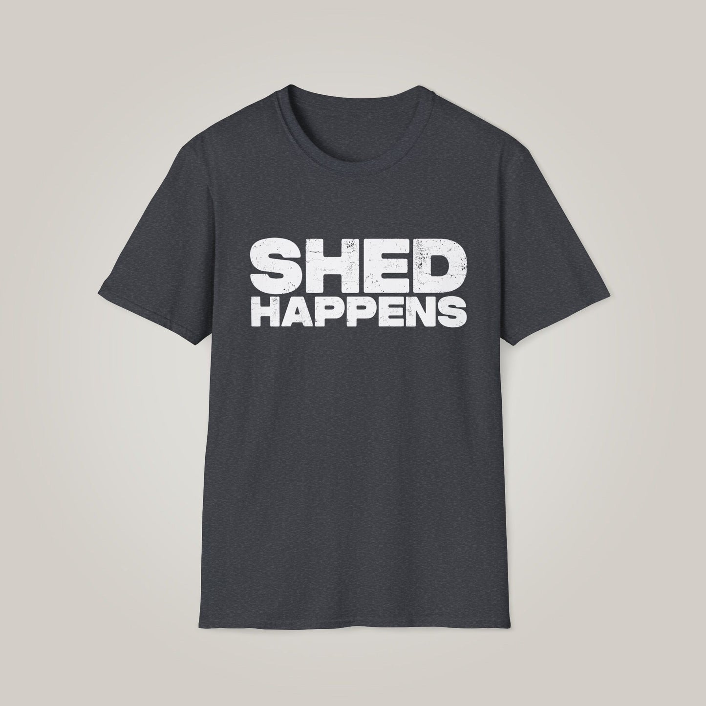 Shed Happens Unisex Softstyle T-shirt