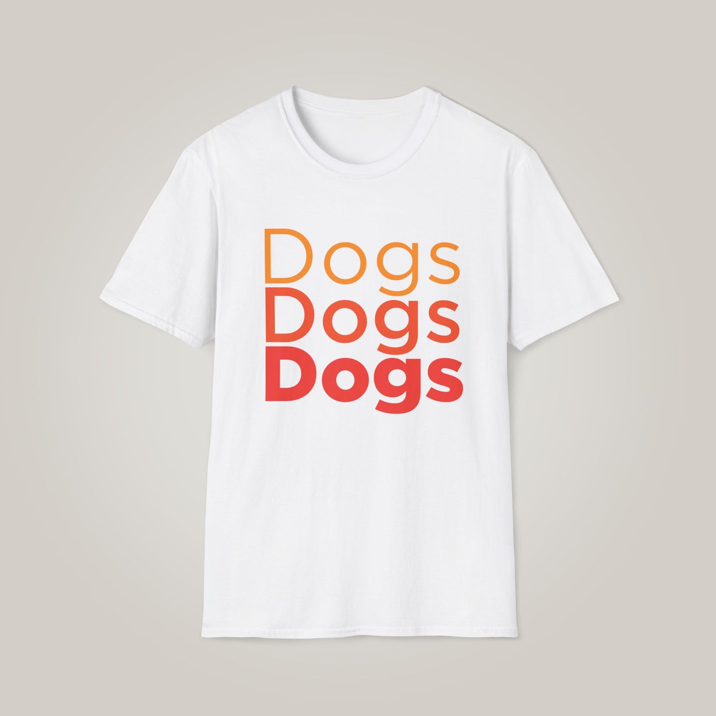 Dogs, Dogs, Dogs Unisex Softstyle T-Shirt