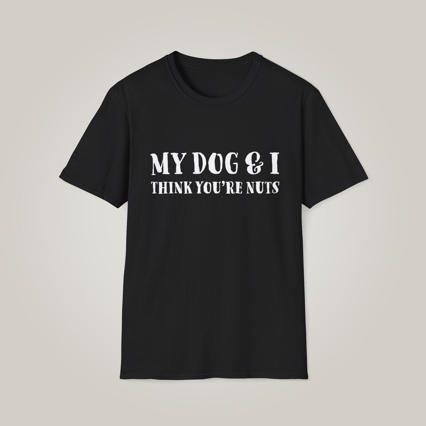 My Dog and I Unisex Softstyle T-shirt