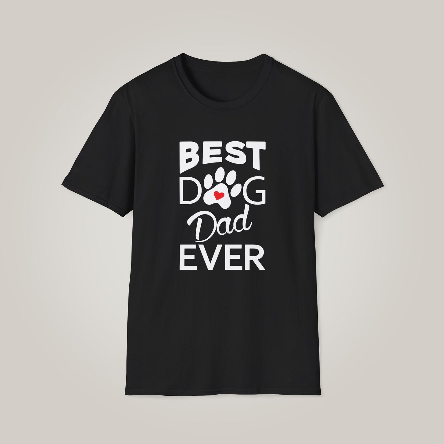 Best Dog Dad Ever Unisex Softstyle T-shirt