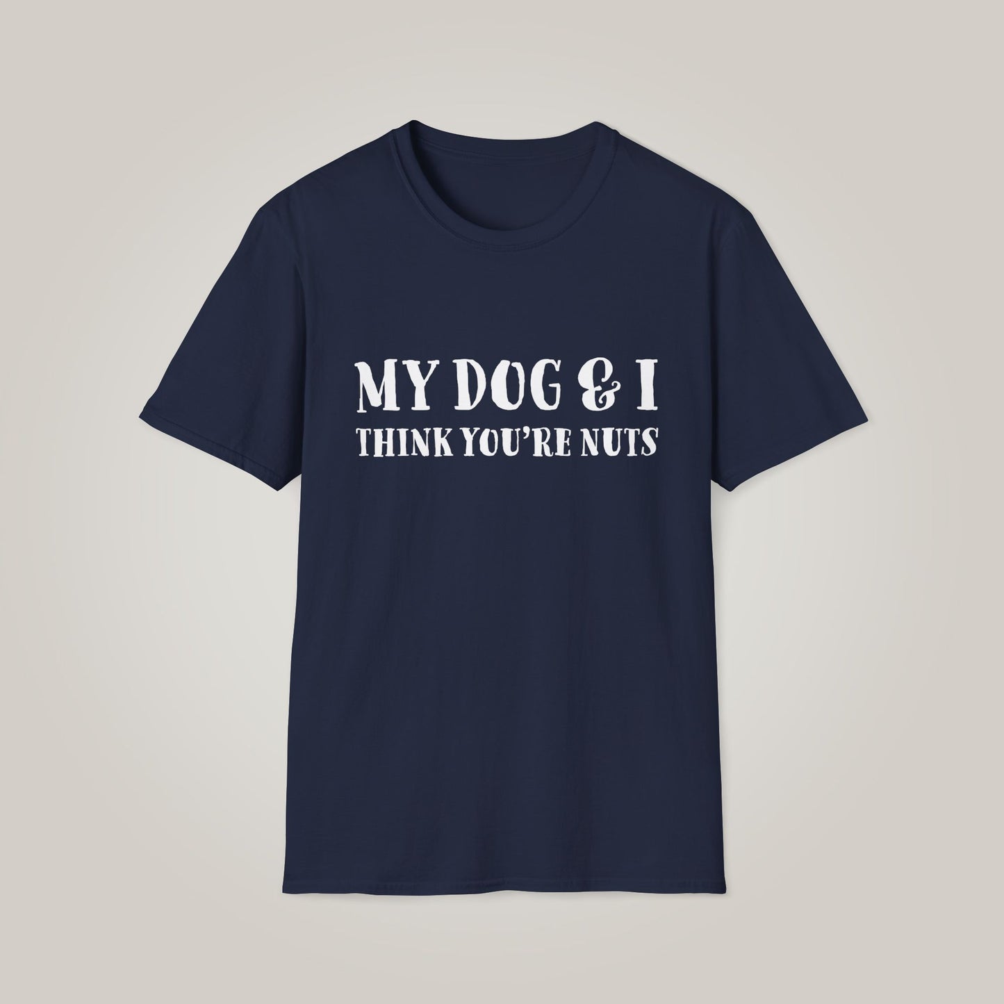 My Dog and I Unisex Softstyle T-shirt