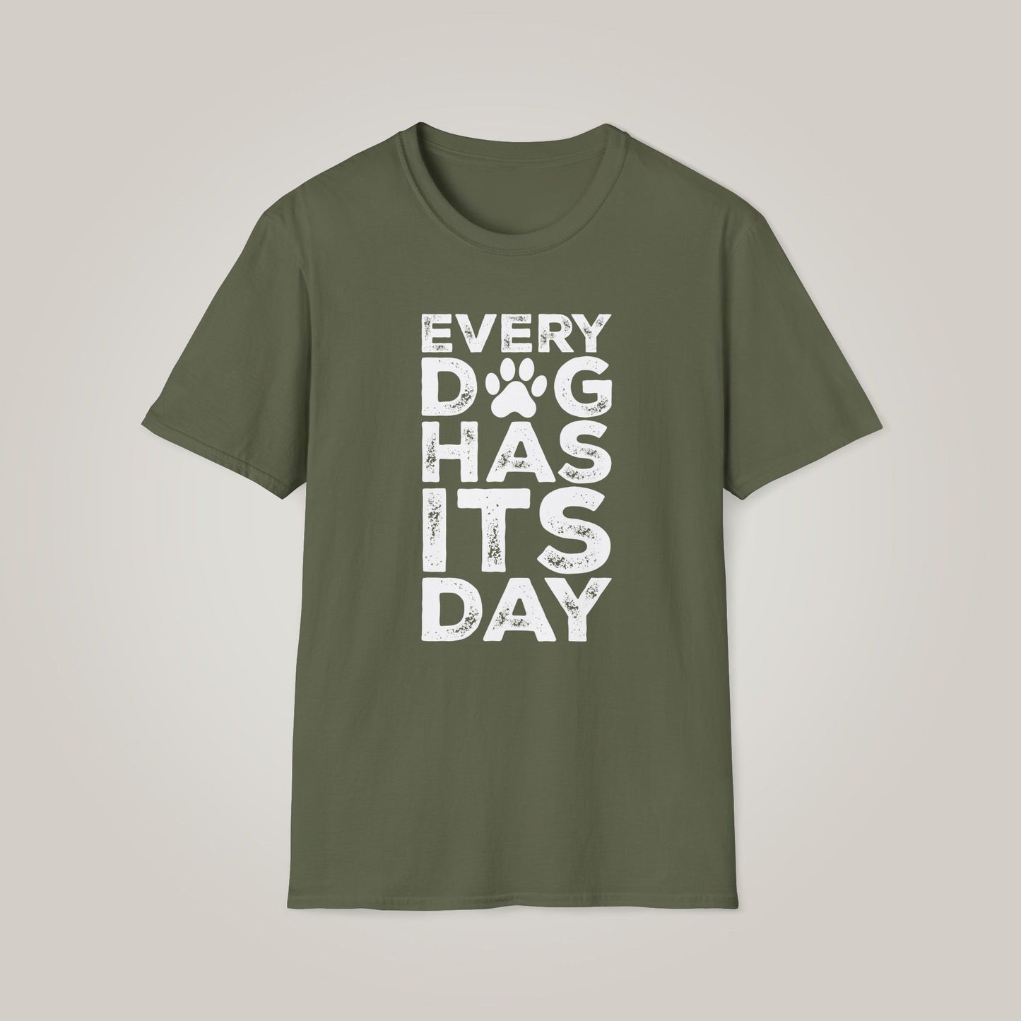 Every Dog Has Its Day - White Unisex Softstyle T-shirt