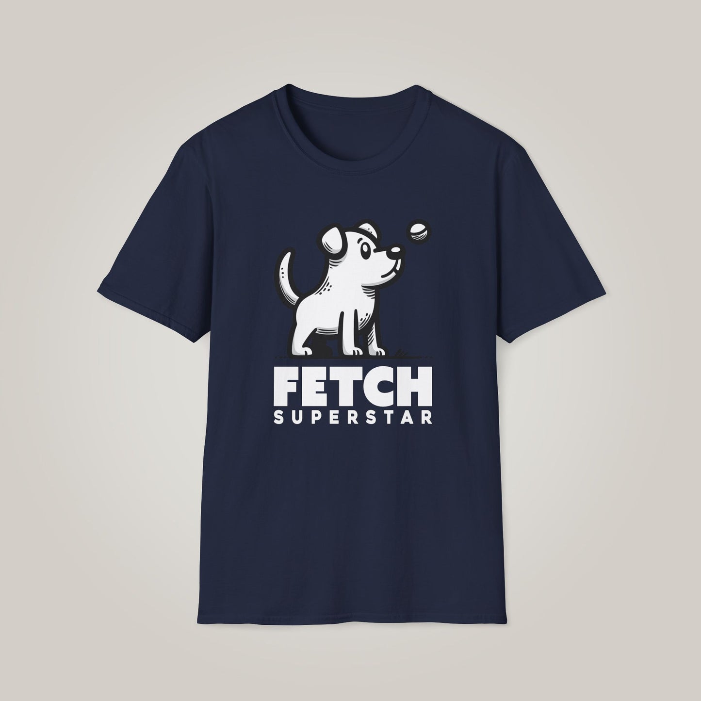 Fetch Superstar Unisex T-shirt for Dog Lovers