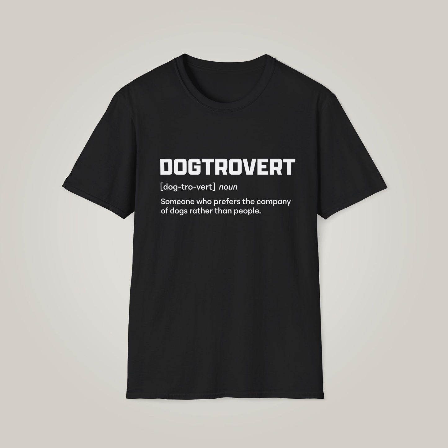 Dogtrovert Unisex Softstyle T-shirt