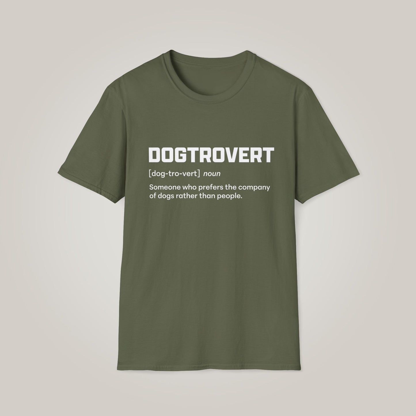 Dogtrovert Unisex Softstyle T-shirt