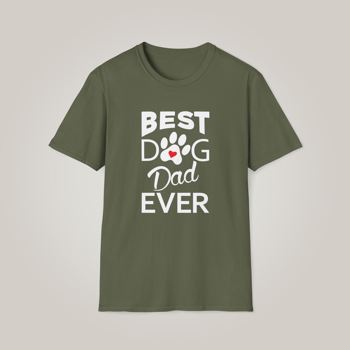 Best Dog Dad Ever Unisex Softstyle T-shirt