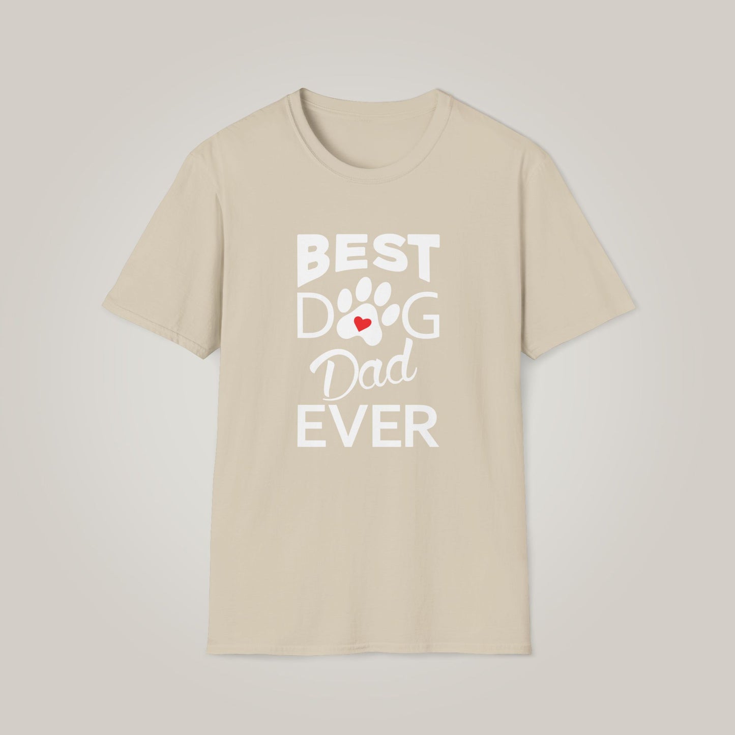 Best Dog Dad Ever Unisex Softstyle T-shirt