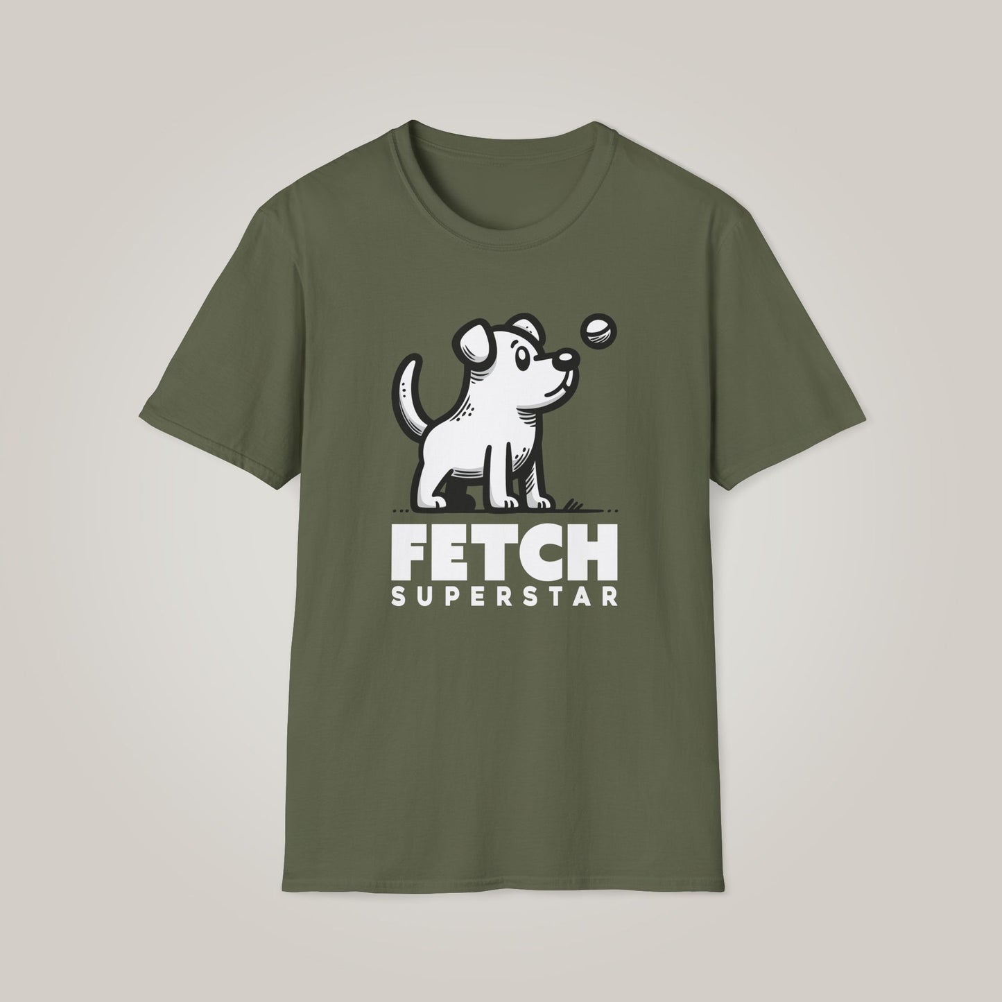 Fetch Superstar Unisex T-shirt for Dog Lovers