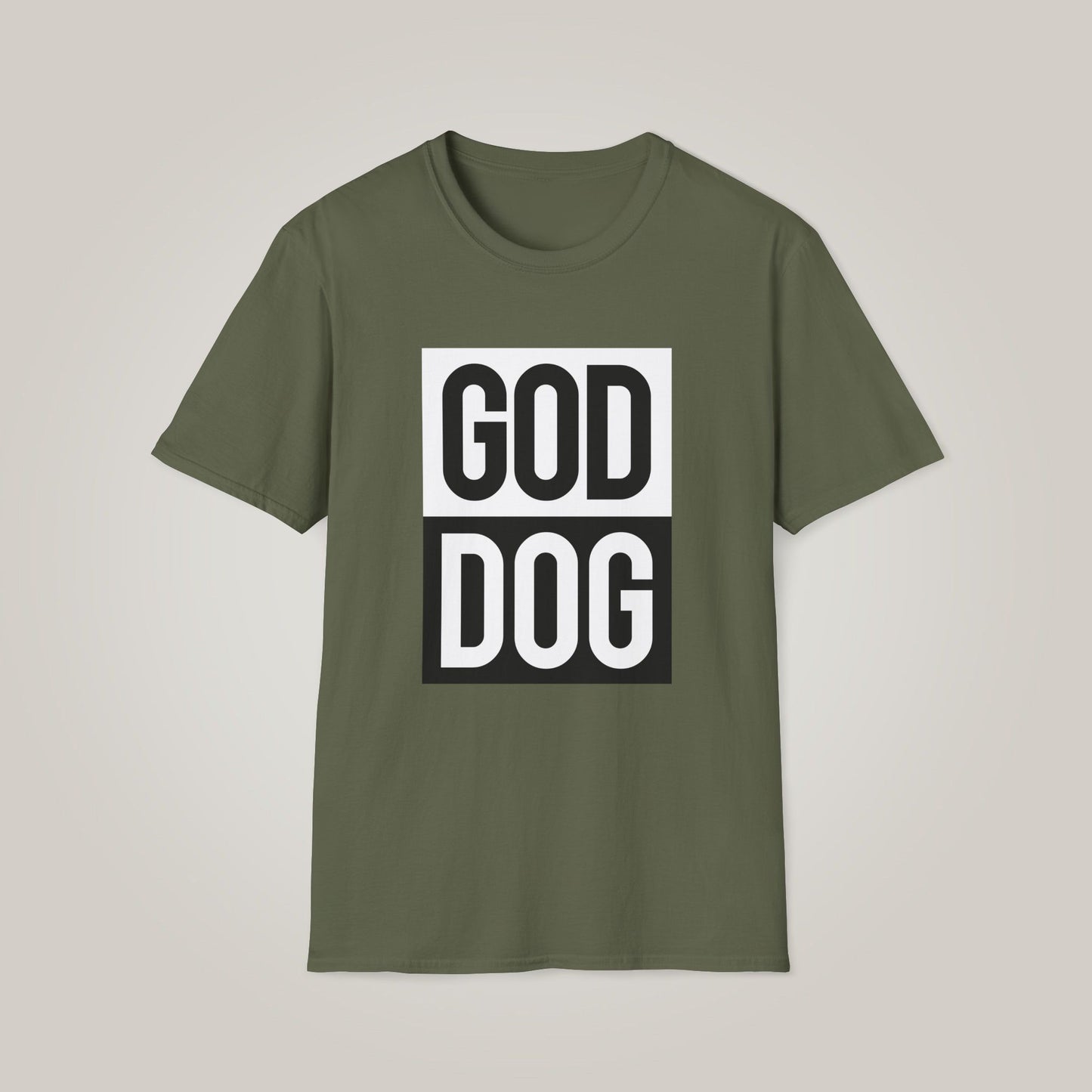 God Dog Unisex Softstyle T-Shirt