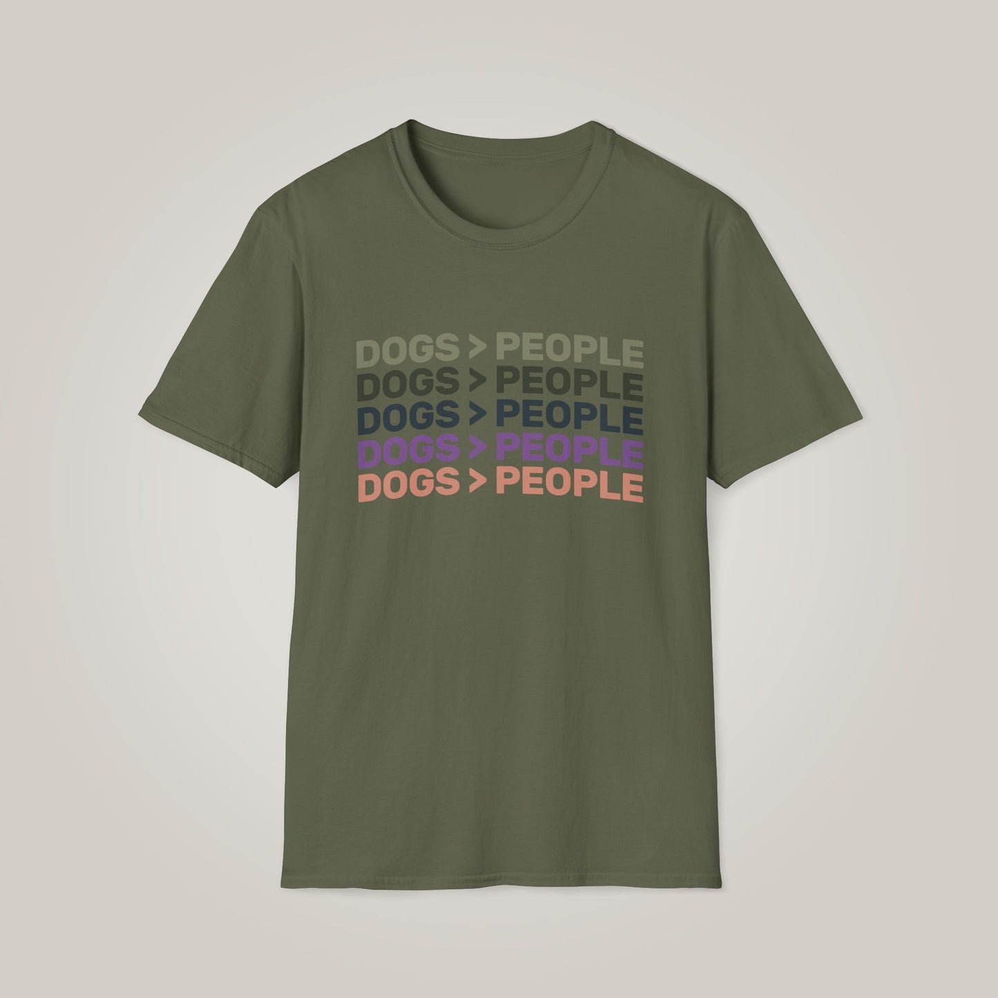 Dogs Are Greater Than People Unisex Softstyle T-Shirt