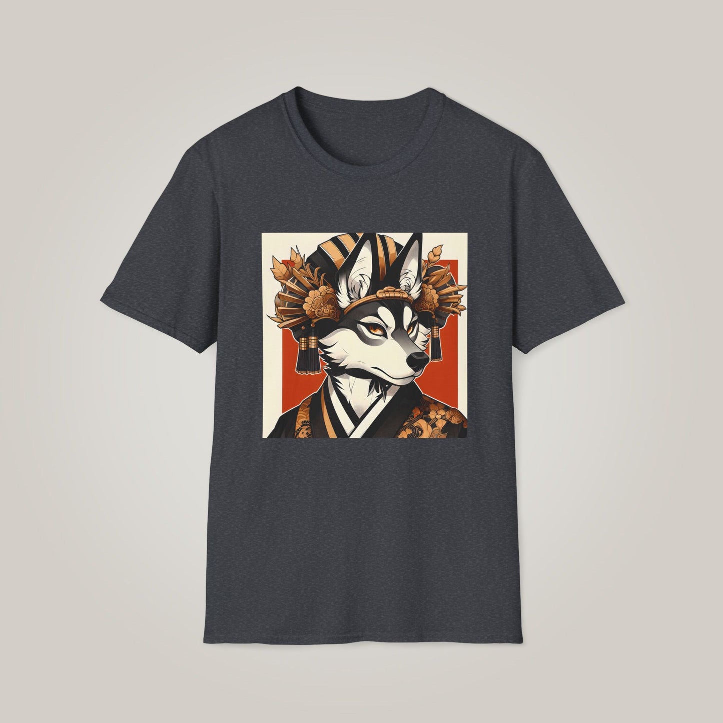 Stylish Artistic Fox Unisex Softstyle T-Shirt