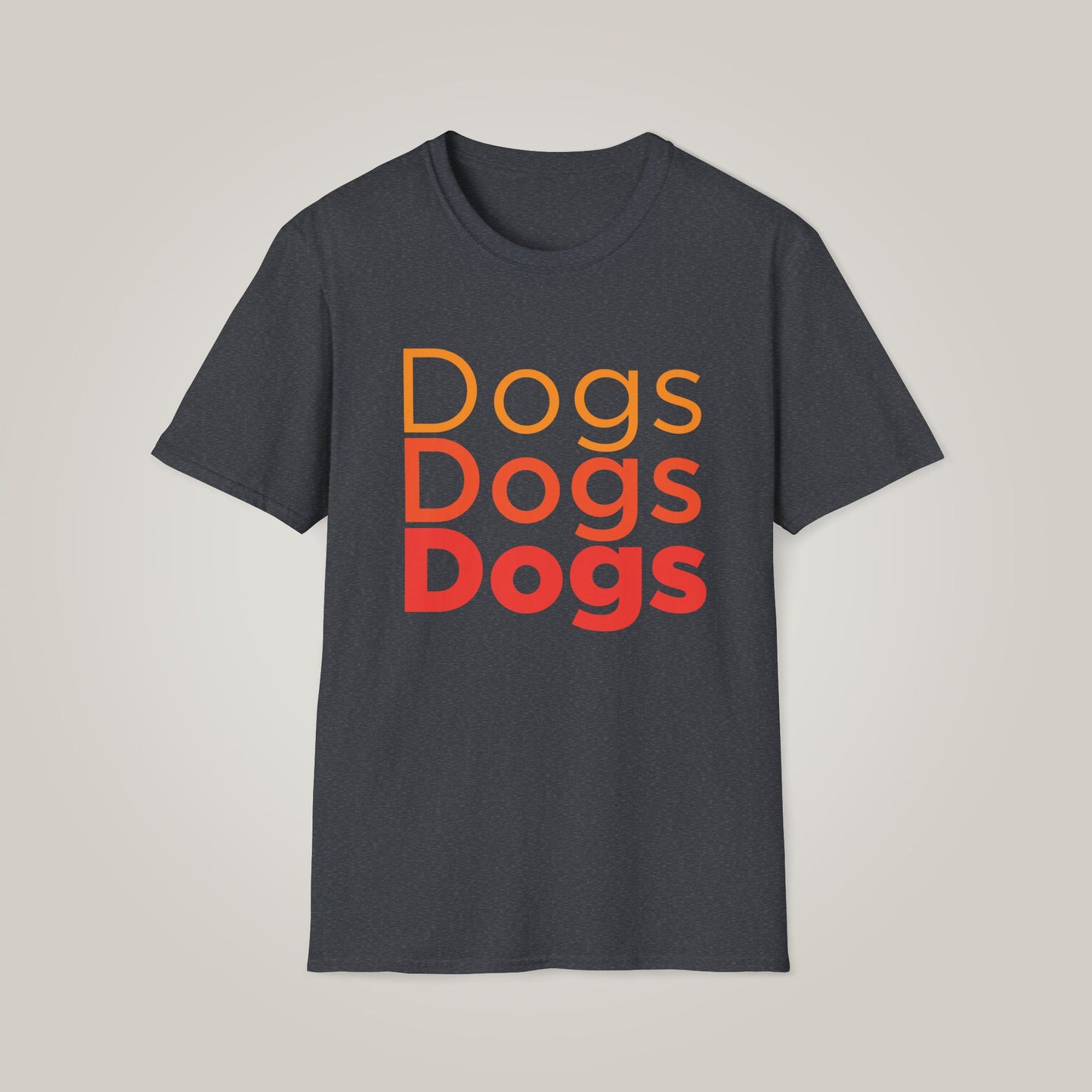 Dogs, Dogs, Dogs Unisex Softstyle T-Shirt