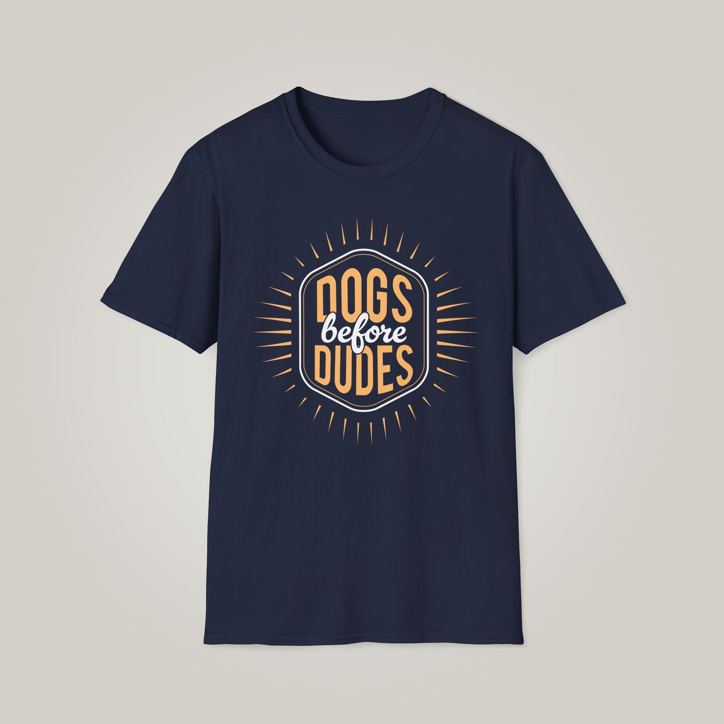 Dogs Before Dudes Unisex Softstyle T-shirt