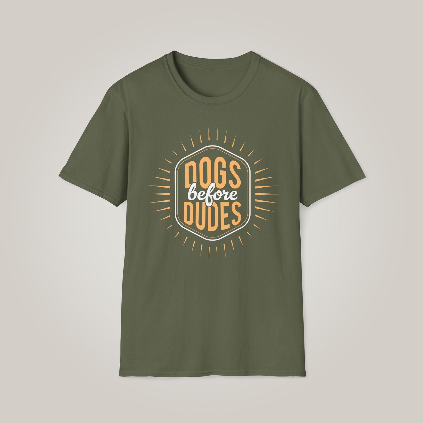 Dogs Before Dudes Unisex Softstyle T-shirt