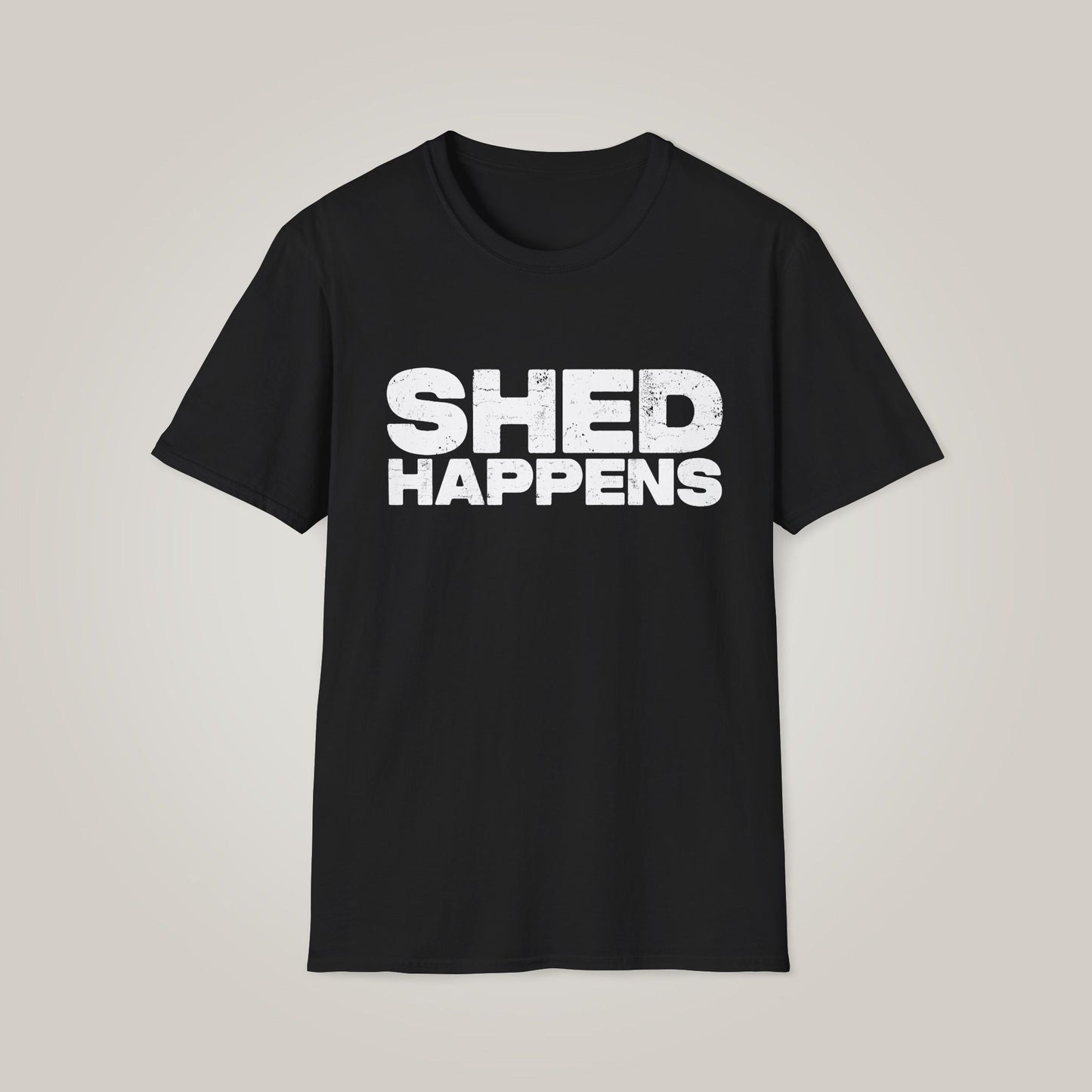Shed Happens Unisex Softstyle T-shirt