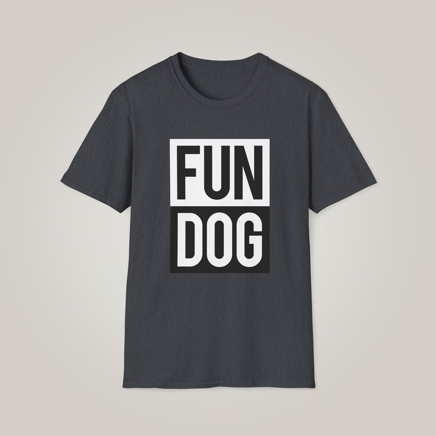 Fun Dog Unisex Softstyle T-shirt