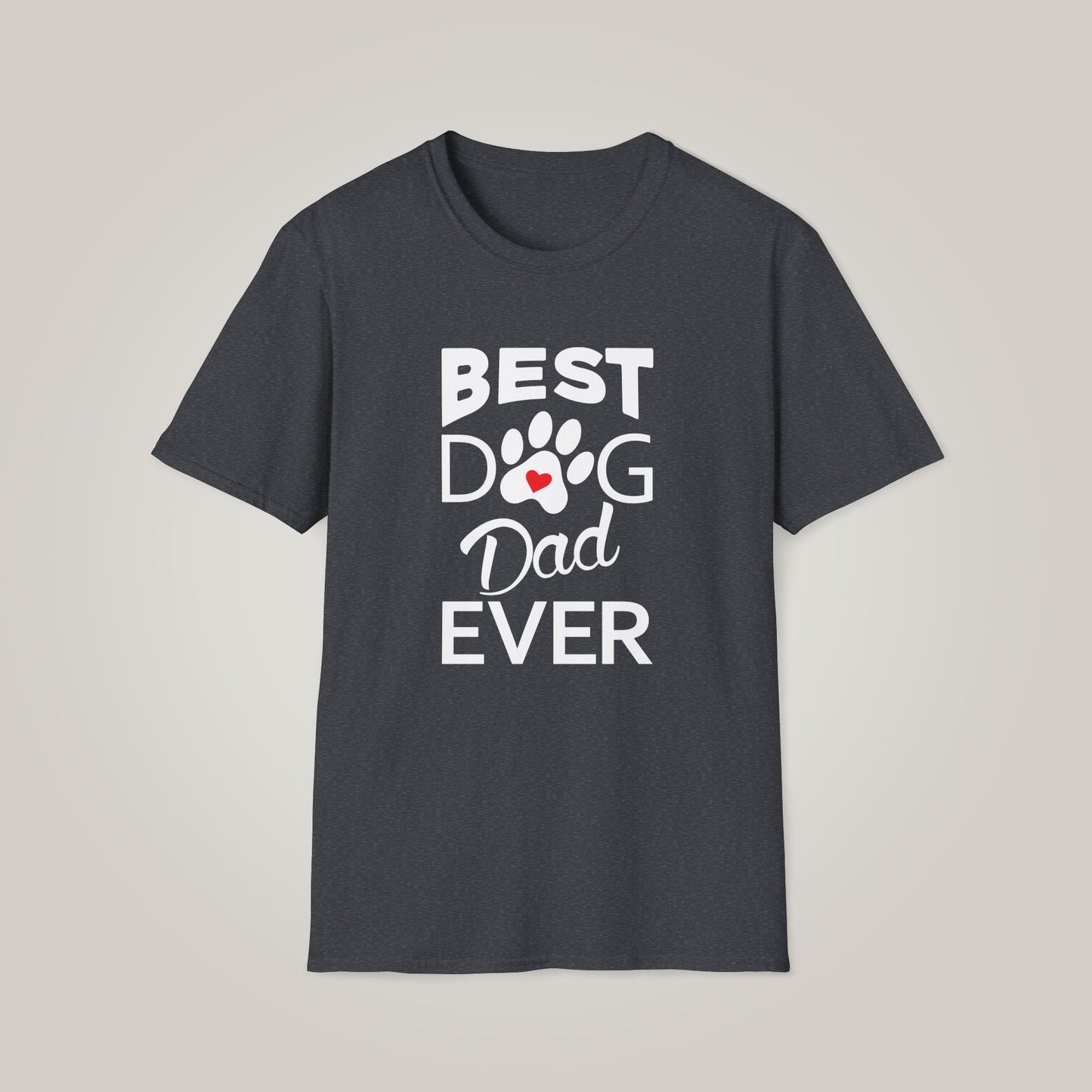 Best Dog Dad Ever Unisex Softstyle T-shirt