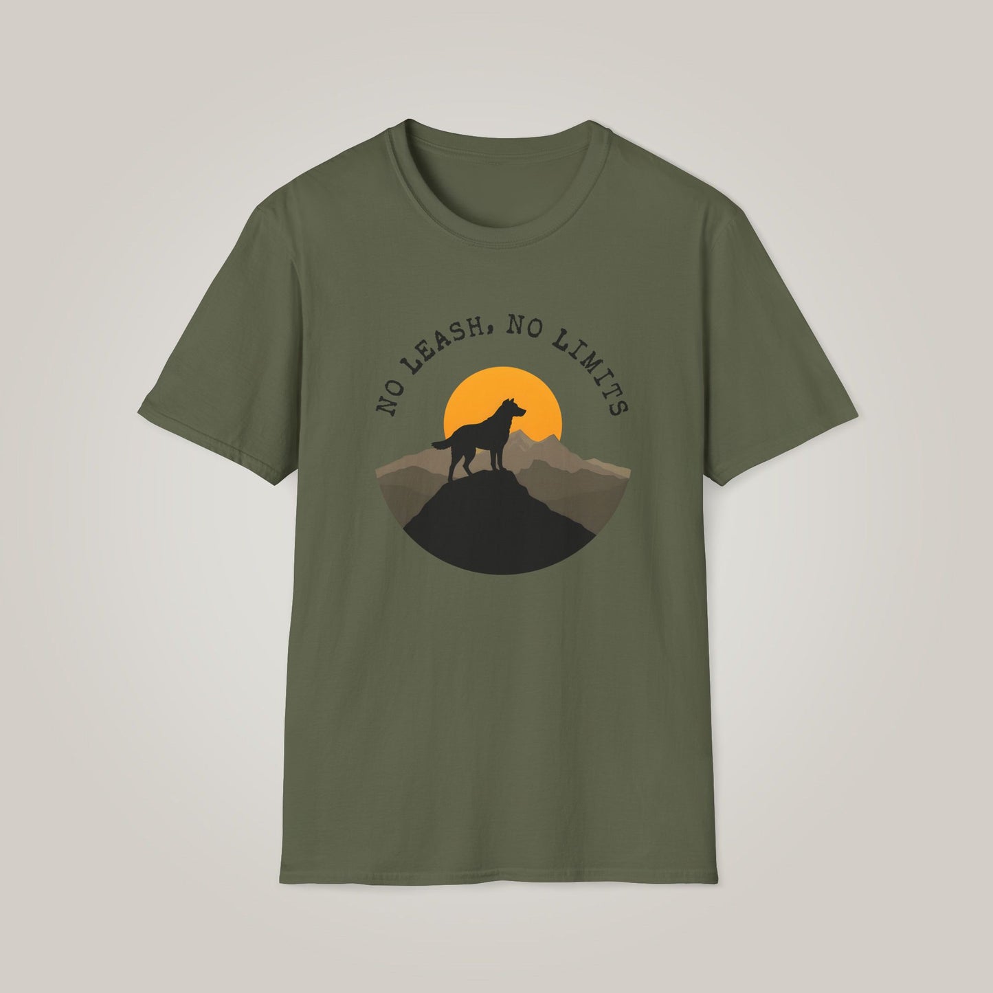 No Leash, No Limits Unisex Softstyle T-shirt